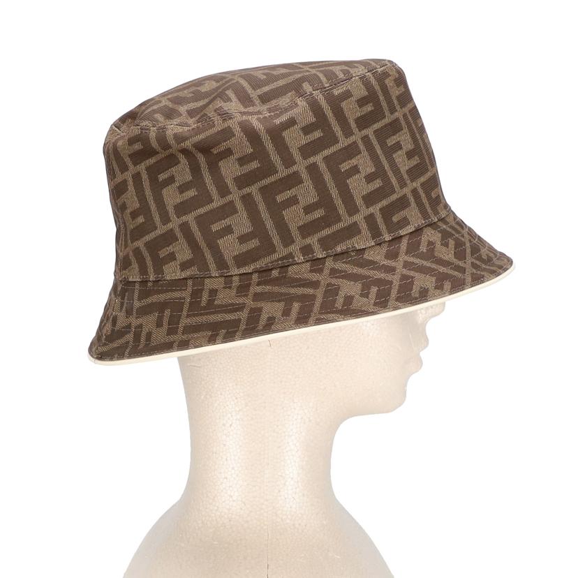 FENDI FENDI/ズッカ柄ファブリックバケットハット/FXQ697 AK6R M//650*****/ABランク/75