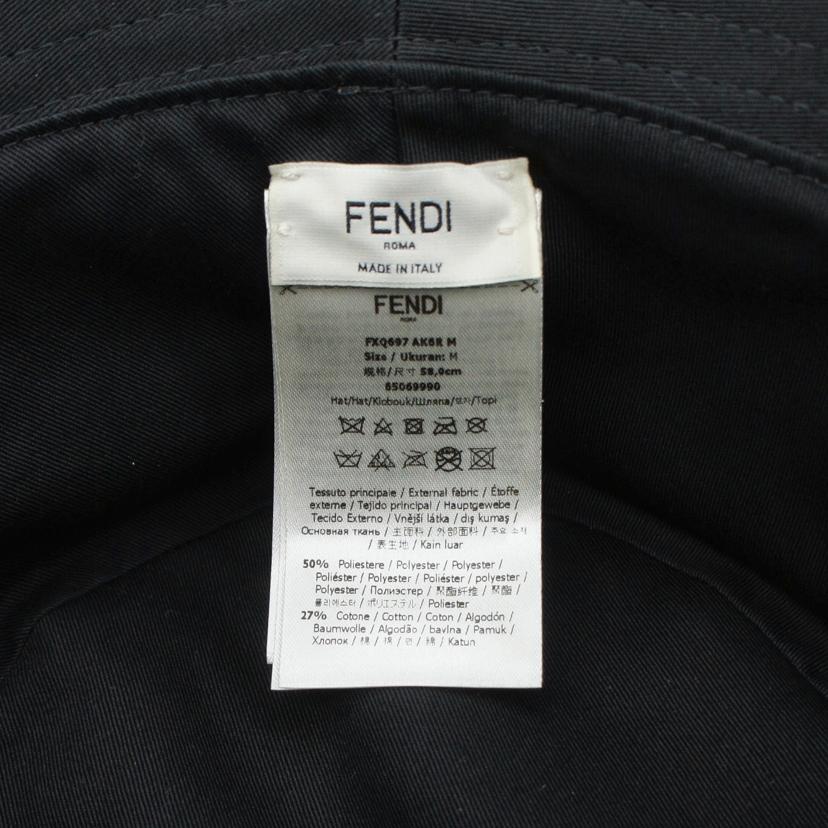 FENDI FENDI/ズッカ柄ファブリックバケットハット/FXQ697 AK6R M//650*****/ABランク/75