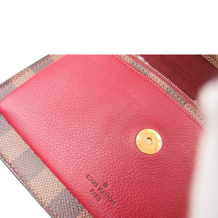 LOUIS VUITTON ルイ・ヴィトン/ポルトフォイユヴァヴァン/ダミエ・エベヌ/N60222//CA0***/Aランク/04