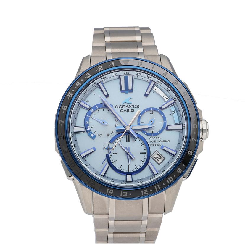CASIO カシオ /オシアナス/GPSハイブリッド電波ソーラー/OCW-G12002AJF//G21*****/Aランク/37