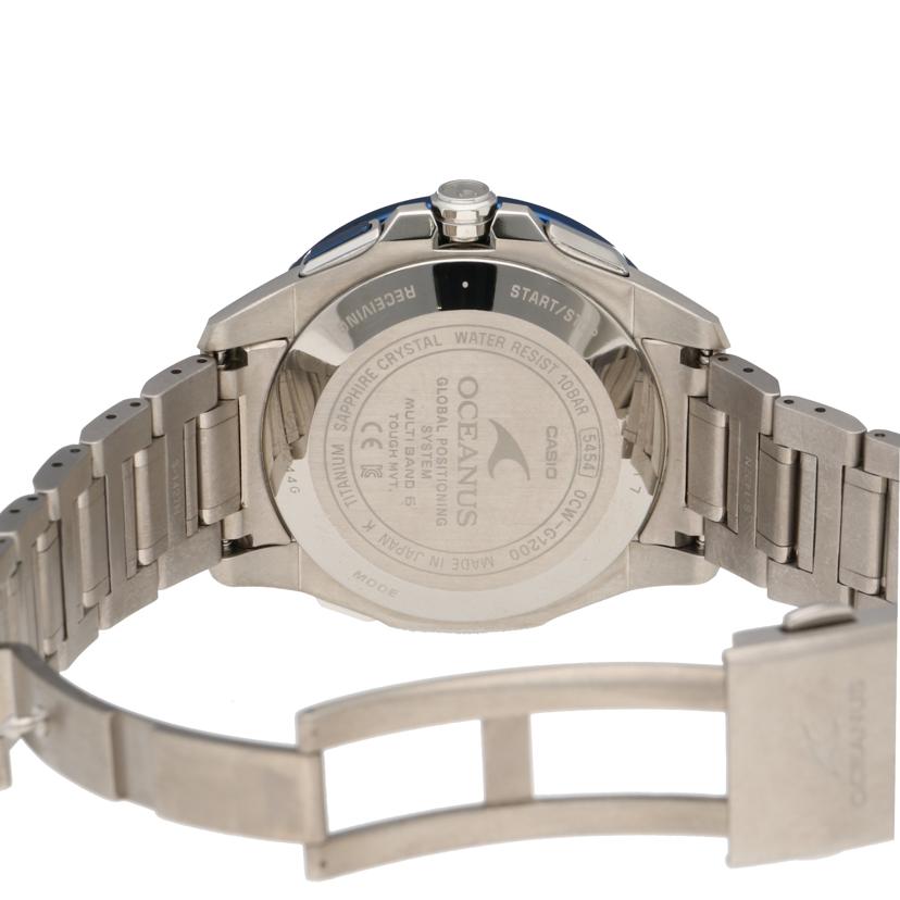 CASIO カシオ /オシアナス/GPSハイブリッド電波ソーラー/OCW-G12002AJF//G21*****/Aランク/37