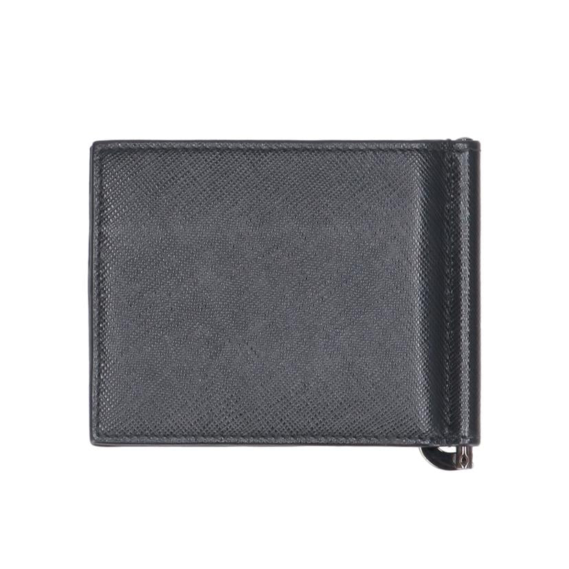 PRADA プラダ/サフィアーノマネークリップ付カードケース/2MN077//Aランク/75