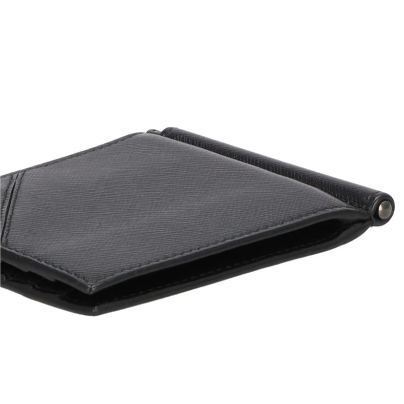 PRADA プラダ/サフィアーノマネークリップ付カードケース/2MN077//Aランク/75