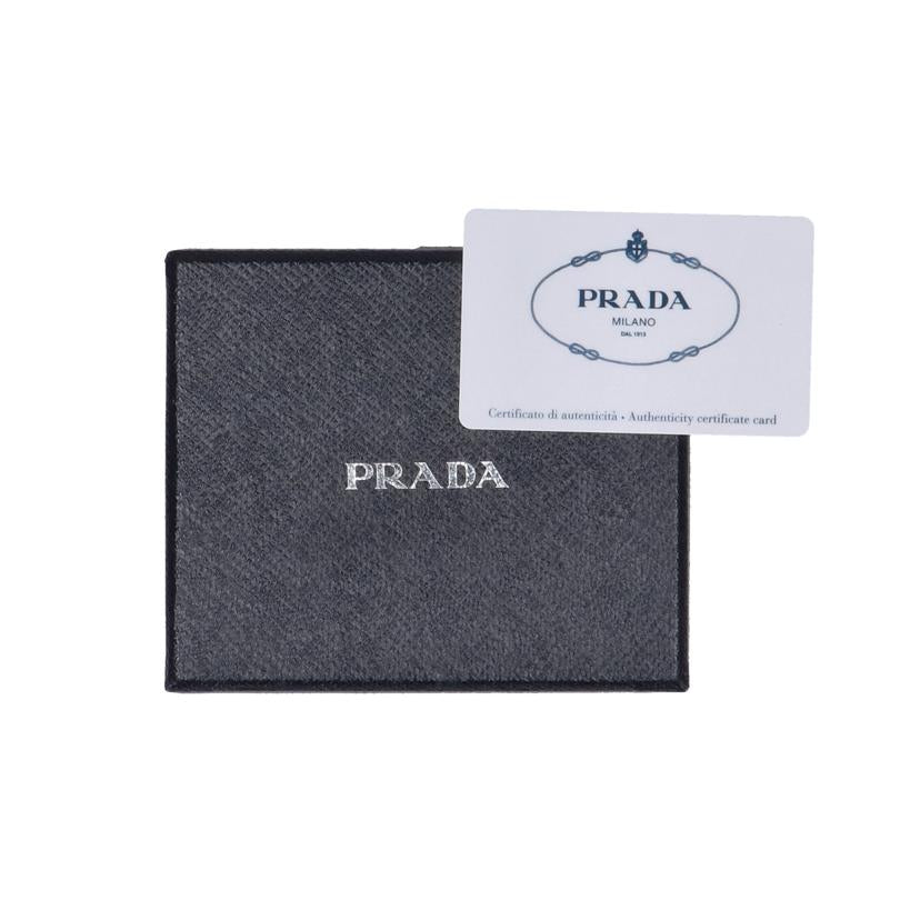 PRADA プラダ/サフィアーノマネークリップ付カードケース/2MN077//Aランク/75
