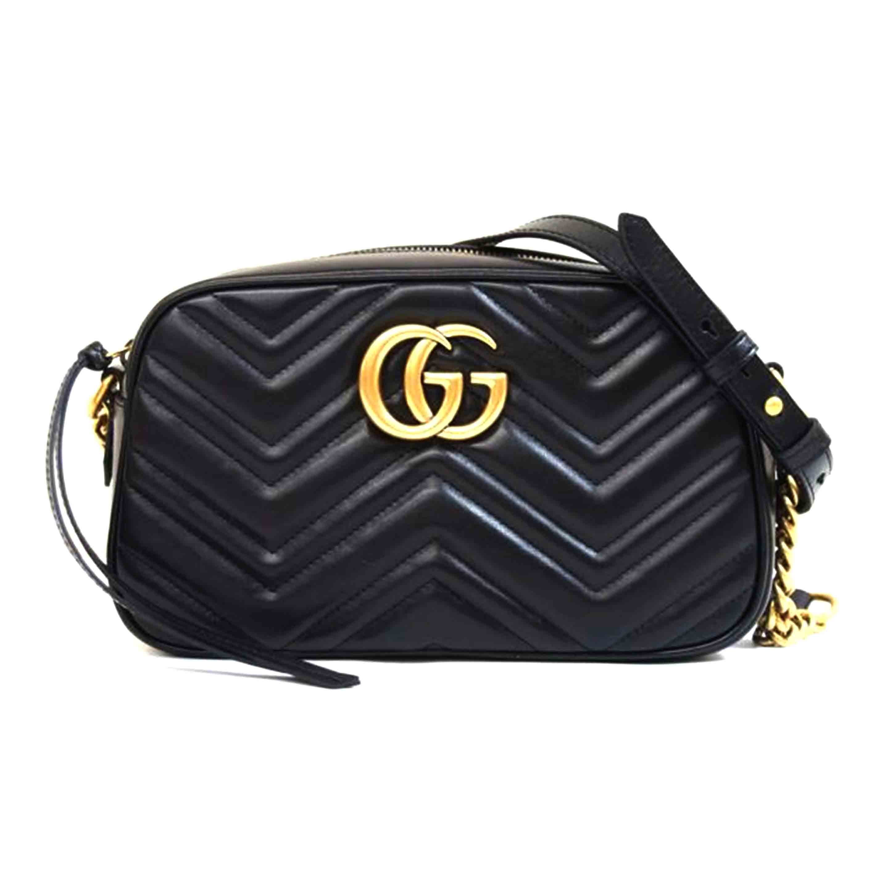 GUCCI グッチ/GGマーモントスモールショルダー/447632//493***/Aランク/71