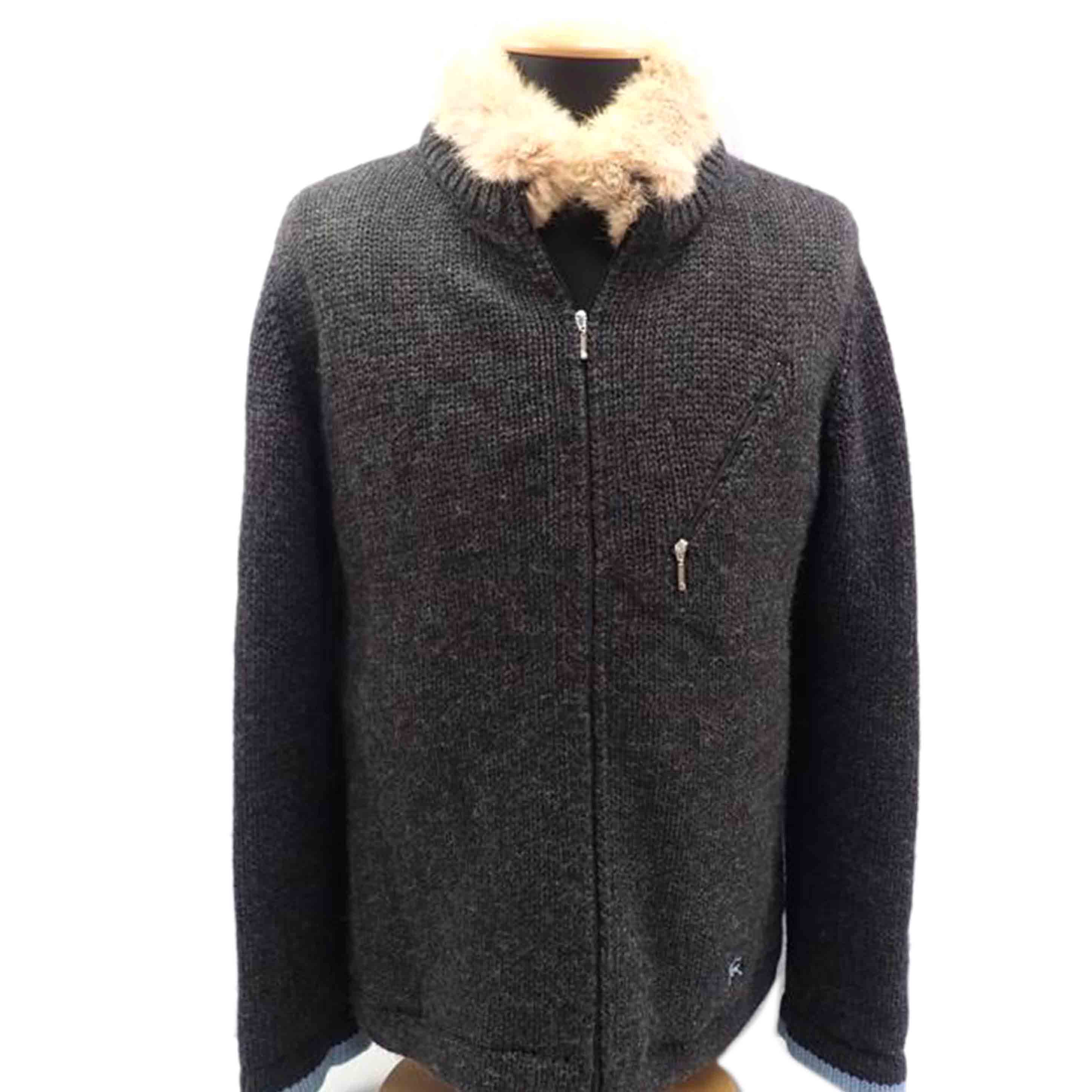 BURBERRY BLACKLABEL バーバリー ブラックレーベル/★BURBERRY BLACKLABELジップアップラビットファーニットJKT//2/Bランク/62