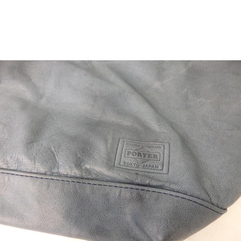 PORTER ポーター/PORTER レザーバッグ 青//Bランク/84