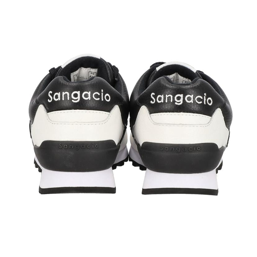 Sangacio/loカットスニーカー 白x黒 にゅ//Sランク/75