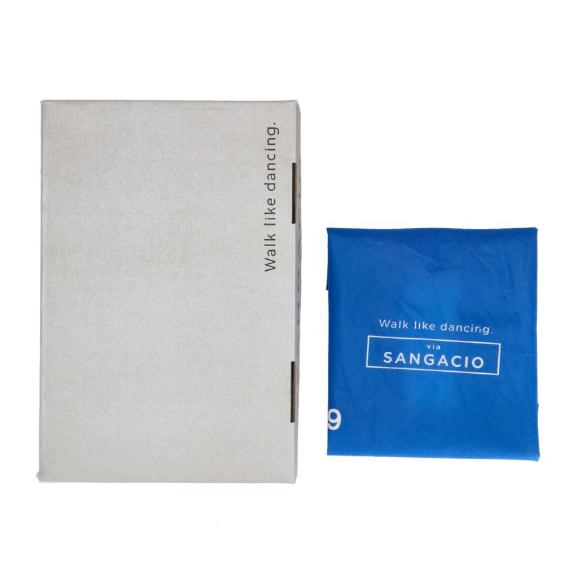 Sangacio/loカットスニーカー 白x黒 にゅ//Sランク/75