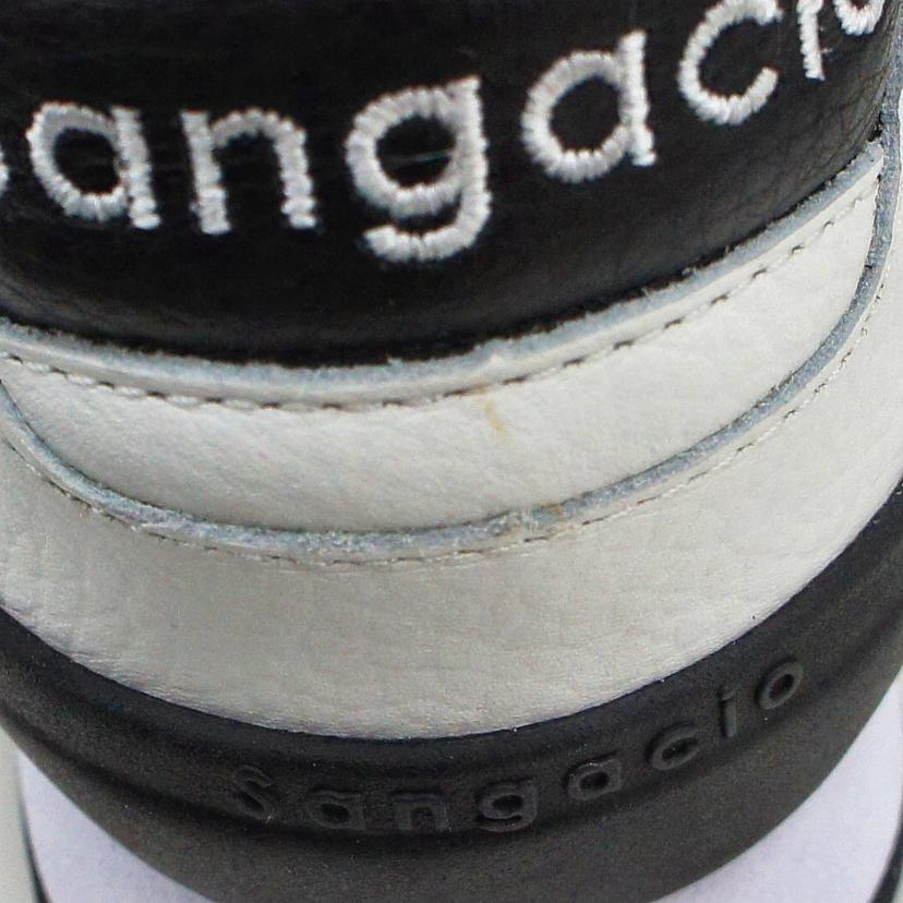 Sangacio/loカットスニーカー 白x黒 にゅ//Sランク/75