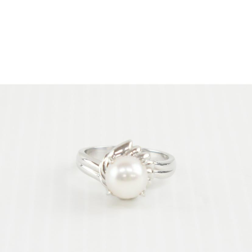 Pt900パールリング#14Pt900//ABランク/64