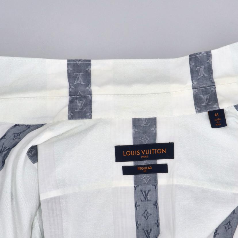 LOUIS VUITTON ルイヴィトン/モノグラムロングスリーブコットンシャツ/RM182Q FYI HFS42W//サイズ:M/ABランク/91