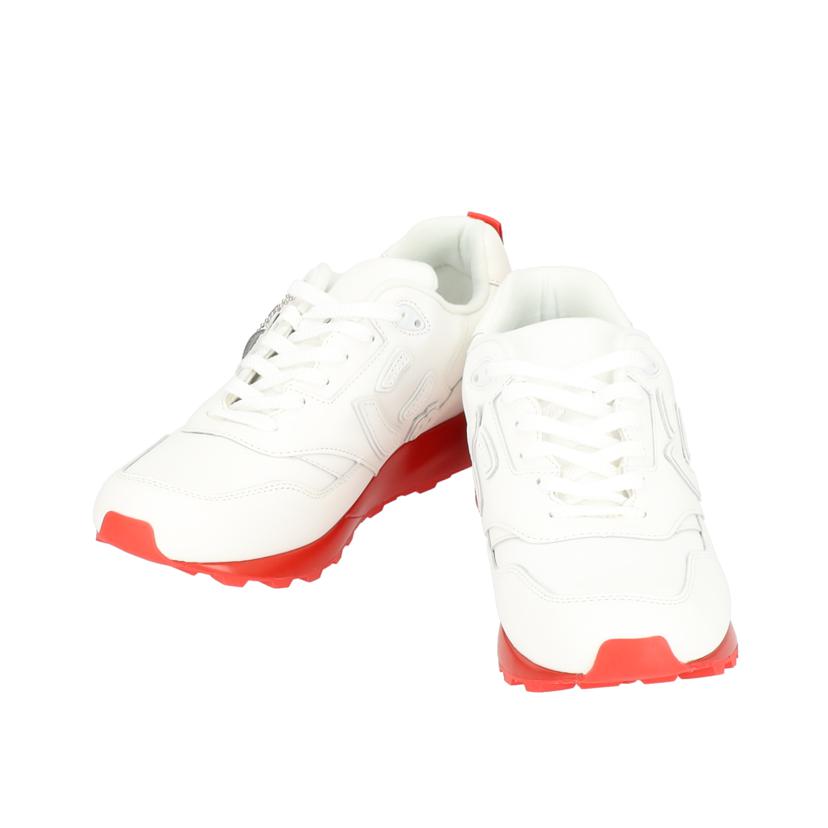 via SANGACIO ヴィあ サンガチョ/loカットスニーカー にゅ 白レザーx赤//Sランク/75