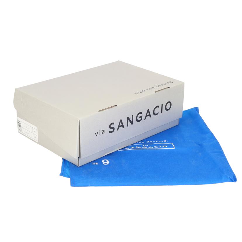 via SANGACIO ヴィあ サンガチョ/loカットスニーカー にゅ 白レザーx赤//Sランク/75