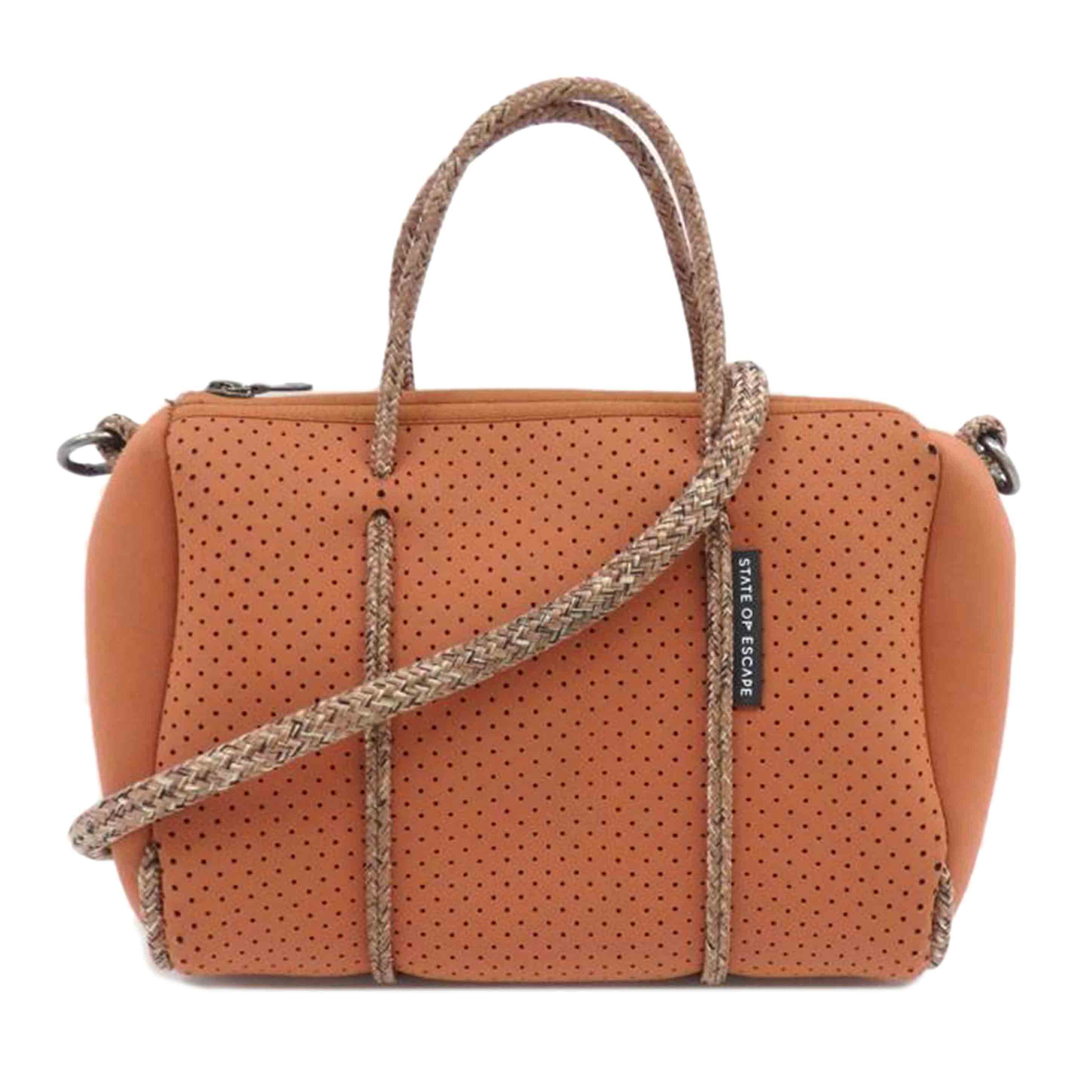 STATE OF ESCAPE ステイトオブエスケープ/プリクエルSショルダーバッグ テラコッタ//ABランク/77