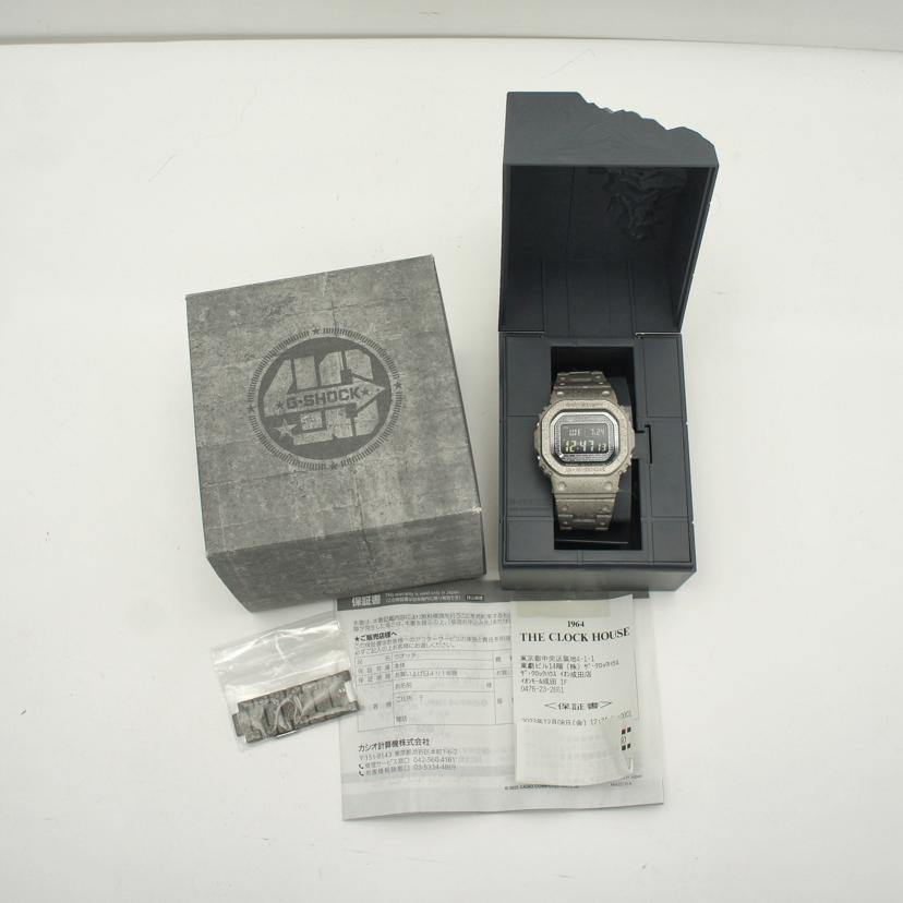 CASIO カシオ/G-SHOCK/40周年限定/タフソーラー/シルバー/GMW-B5000PS-1JR//Aランク/75