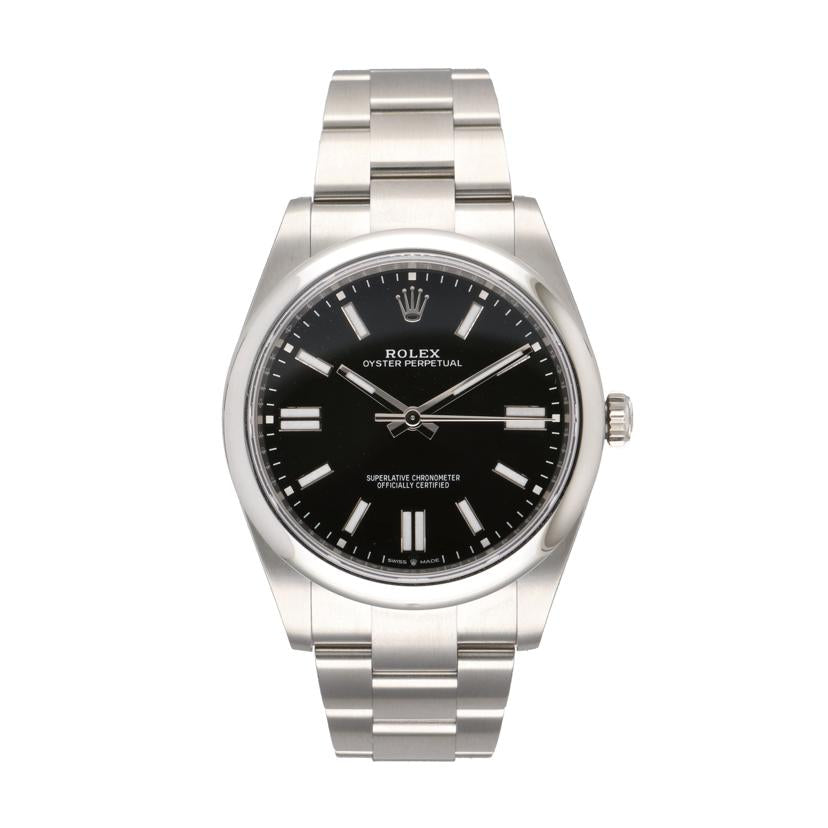 ROLEX ロレックス/オイスターパーペチュアル41・ブラック/ランダム番/124300//1V1*****/SAランク/75