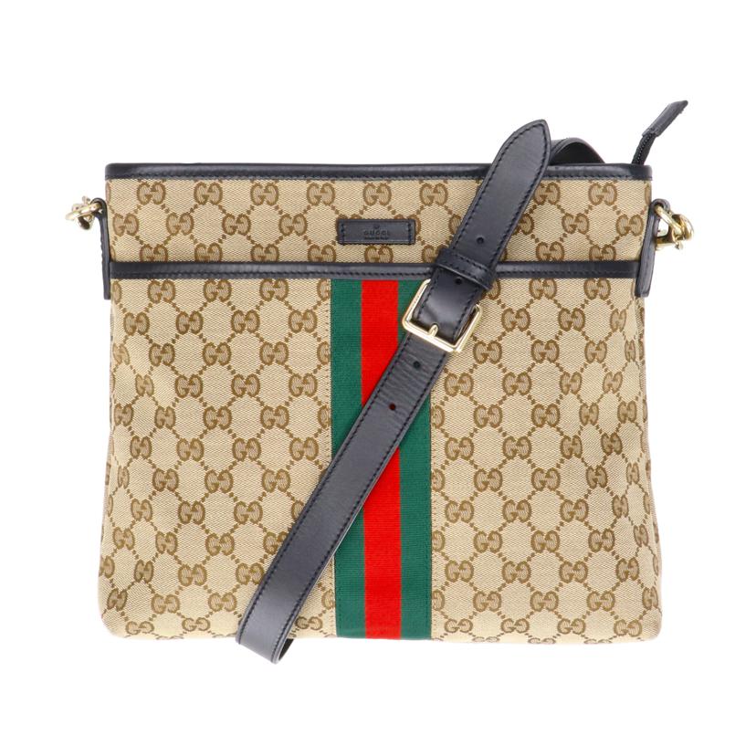 GUCCI グッチ/シェリーラインGGキャンバスショルダーバッグ/388926//204***/ABランク/91