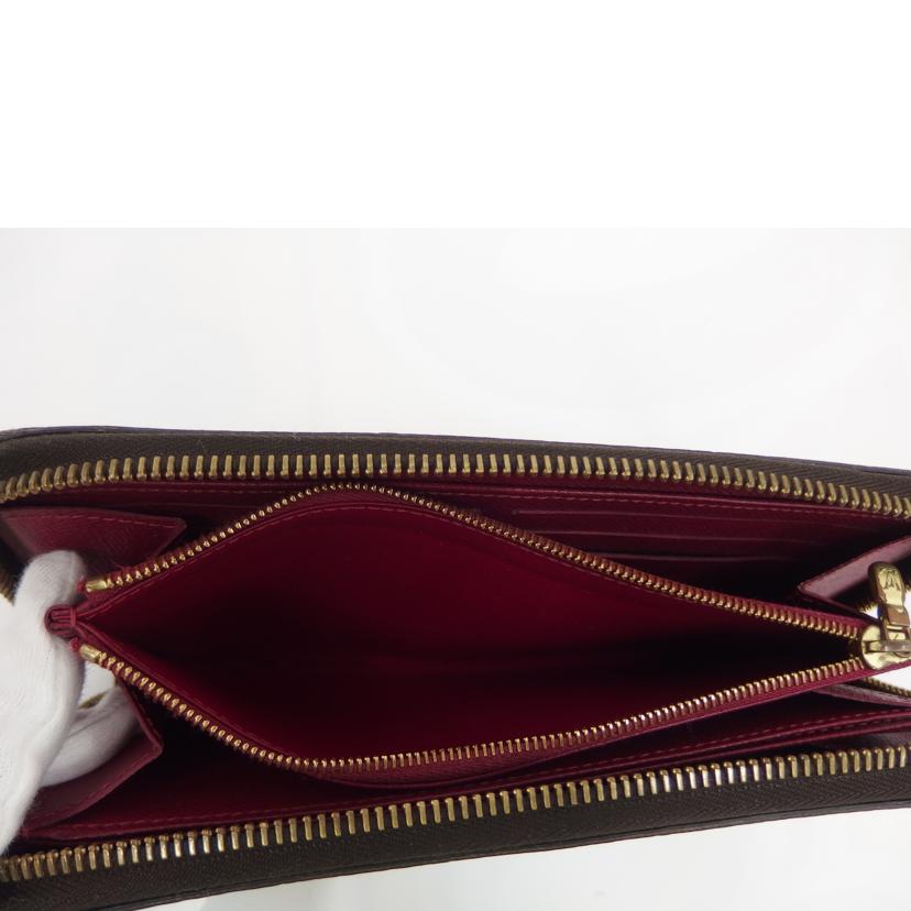 LV ルイ・ヴィトン/ジッピーウォレット・フューシャ/M41895//GI0***/Bランク/82