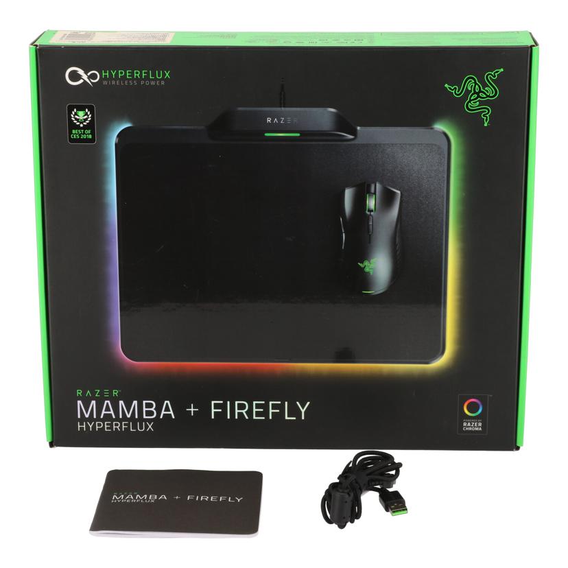 RAZER レイザー/ゲーミングマウス+マウスパッド/MANBA FIREFLY/RZ83-02480100-B3M1//PM1821H08300666/V00500666/Bランク/77