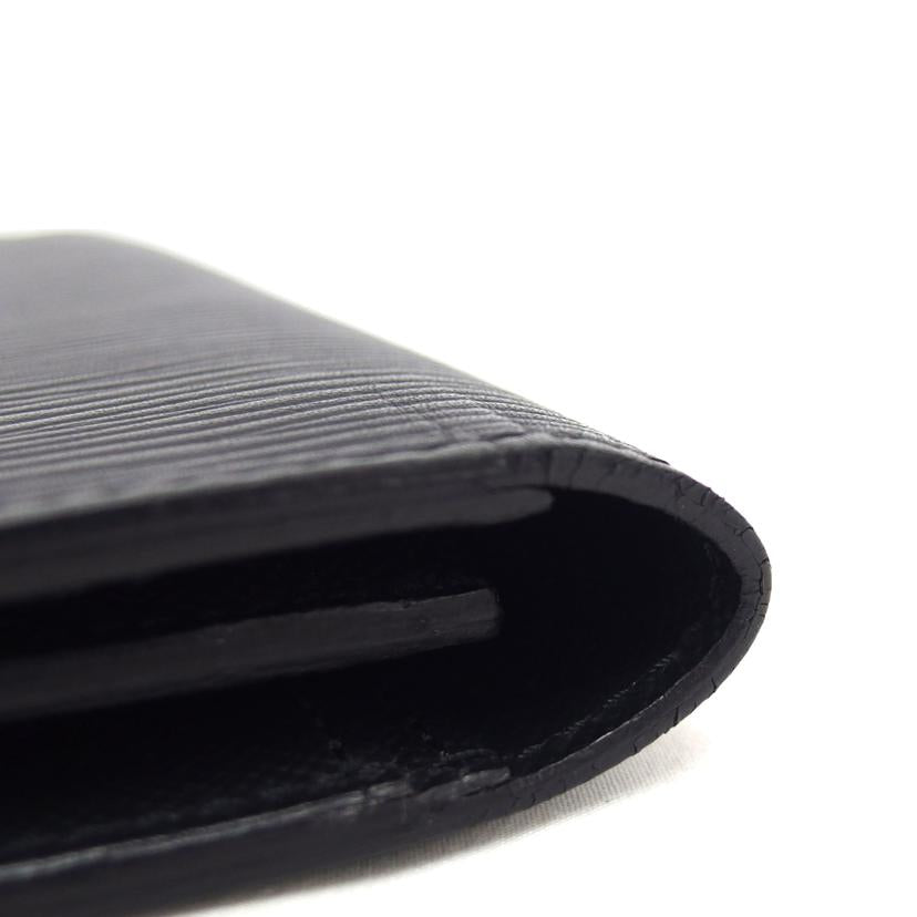 LV ルイ・ヴィトン/ポルトフォイユ・ブラザ/エピ/ノワール/M60622//CA1***/ABランク/04