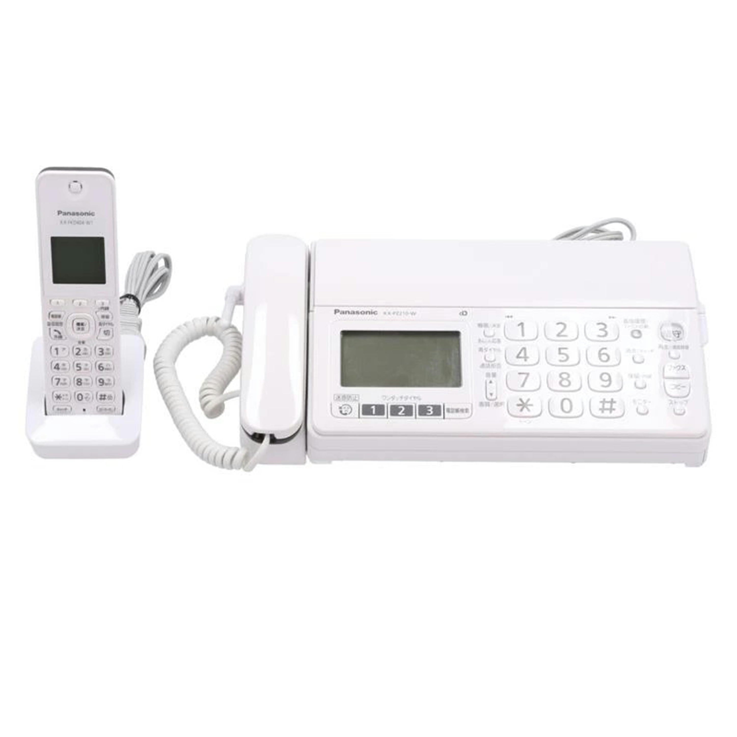 Panasonic パナソニック /FAX電話機/おたっくす/KX-PZ210DL-W//0EAFA165829/Bランク/69