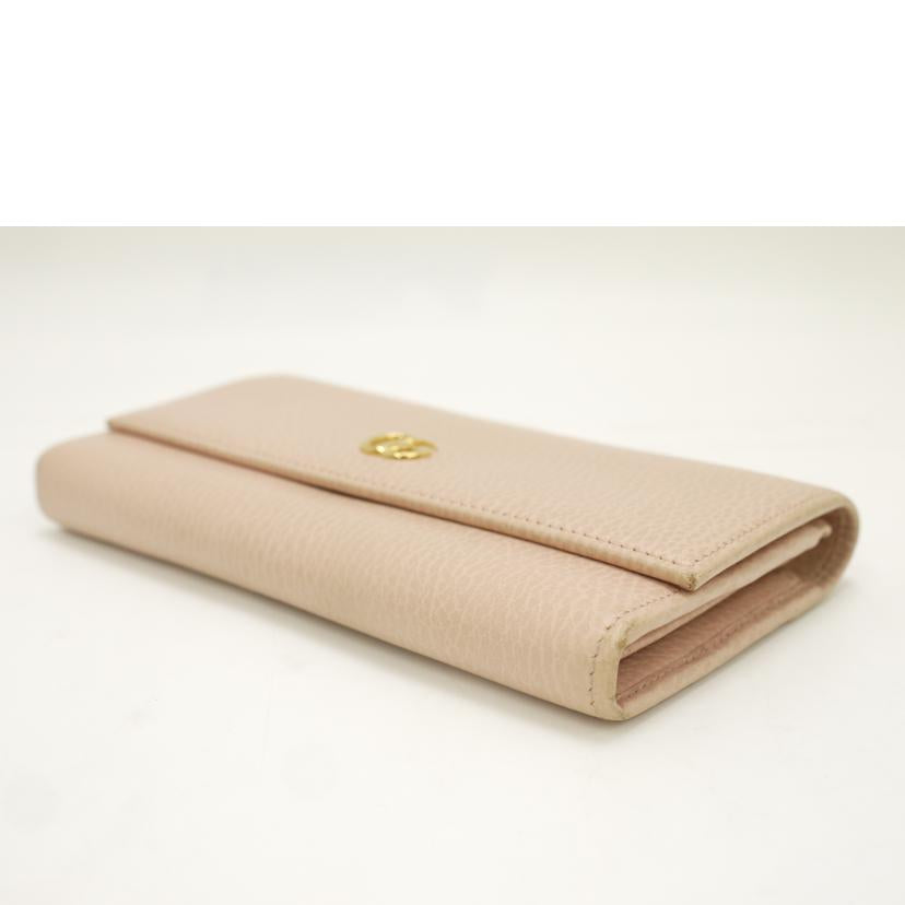 GUCCI グッチ/GGマーモント二つ折り長財布/ピンク/456116//496***/ABランク/69