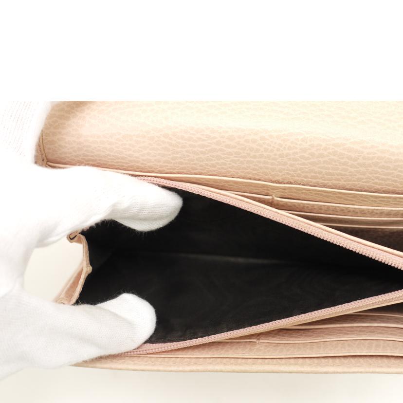 GUCCI グッチ/GGマーモント二つ折り長財布/ピンク/456116//496***/ABランク/69