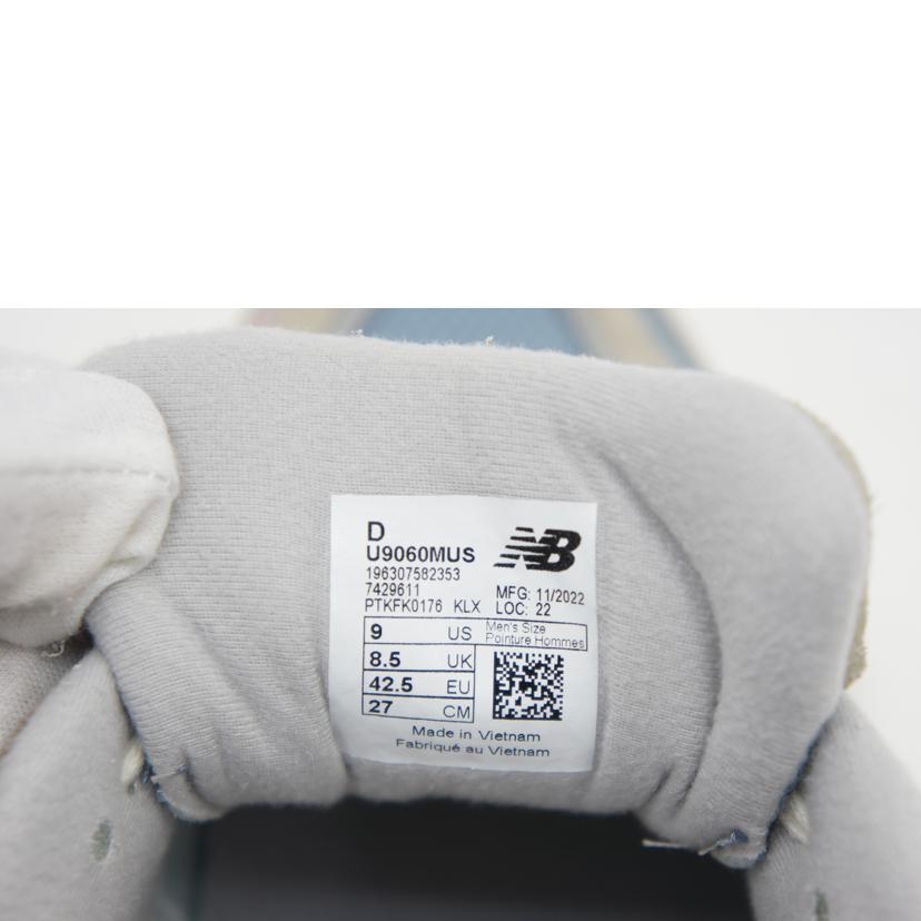 NB ニューバランス/9060シーソルト/ブルー/U9060MUS//サイズ:27cm/ABランク/75
