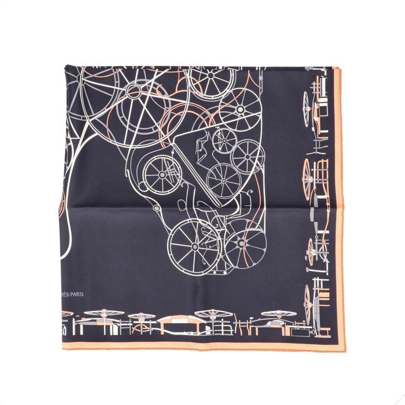 HERMES エルメス/カレ90コンプリケ-ションエケストル/シルクスカ-フ//SAランク/93