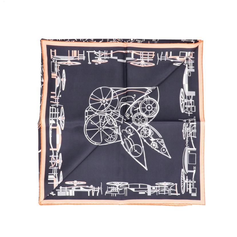 HERMES エルメス/カレ90コンプリケ-ションエケストル/シルクスカ-フ//SAランク/93