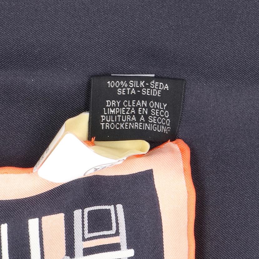 HERMES エルメス/カレ90コンプリケ-ションエケストル/シルクスカ-フ//SAランク/93