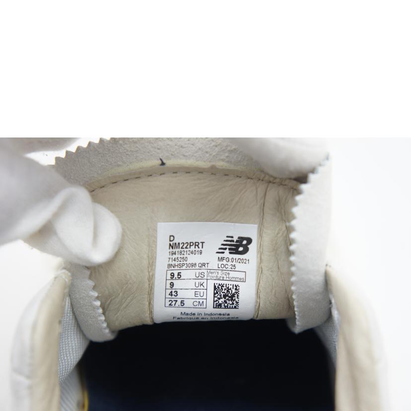 NB ニューバランス/NM22PRT/ローカットスニーカー/NM22PRT//サイズ:27.5cm/ABランク/75