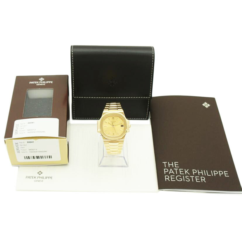 PATEK PHILIPPE パテックフィリップ/ノーチラスデイト/750無垢/3800/1J//142***********/Aランク/91