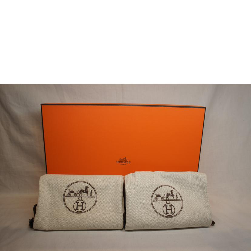 HERMES エルメス/イズミールレザーサンダルブラック//SAランク/92