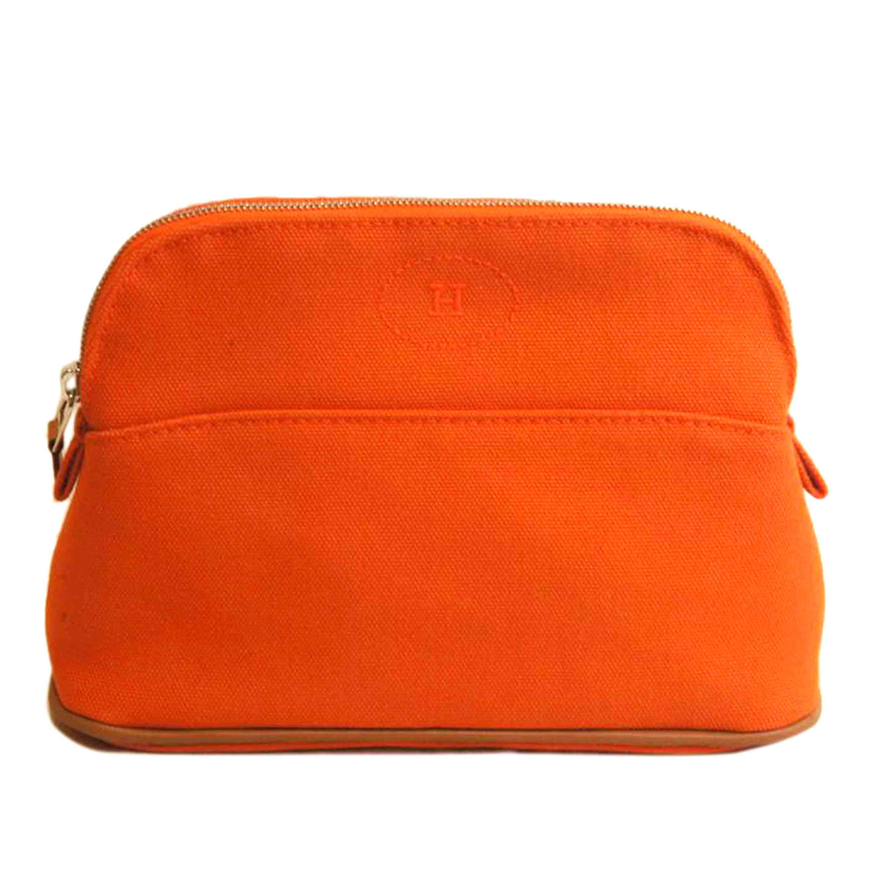 HERMES エルメス/ボリードポーチ/オレンジキャンバス//SAランク/92