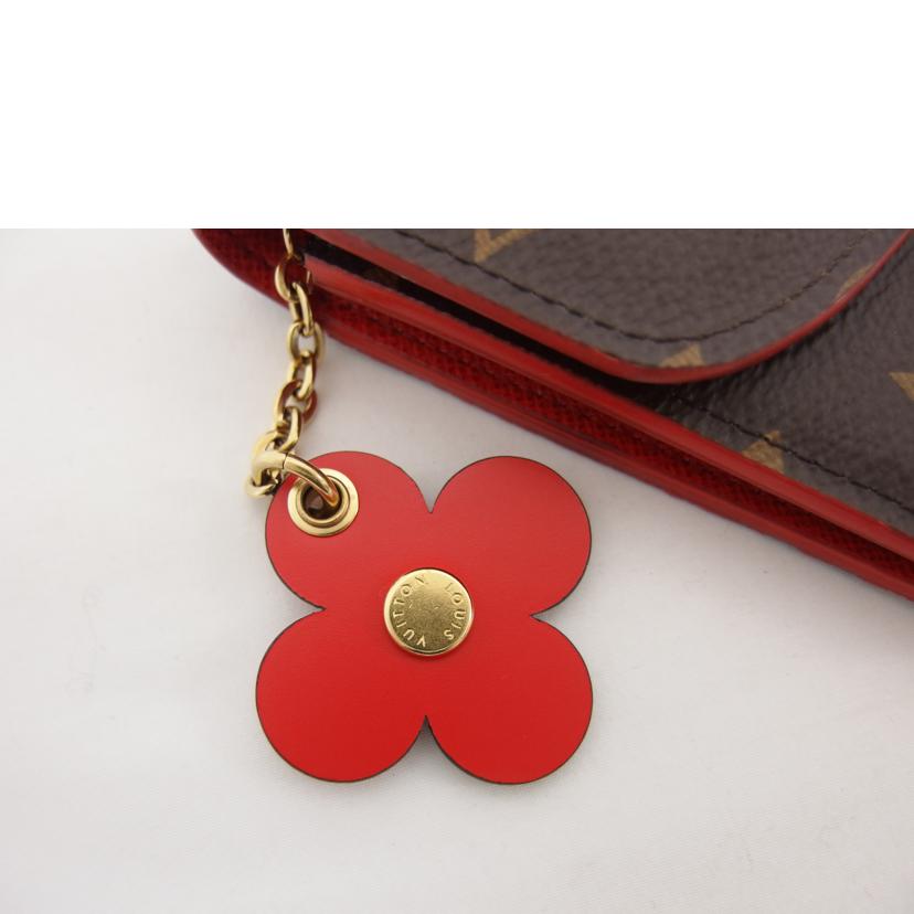 LV ルイ・ヴィトン/ポルトフォイユ・エミリー/モノグラム/ルージュ/M62941//SN3***/Aランク/04