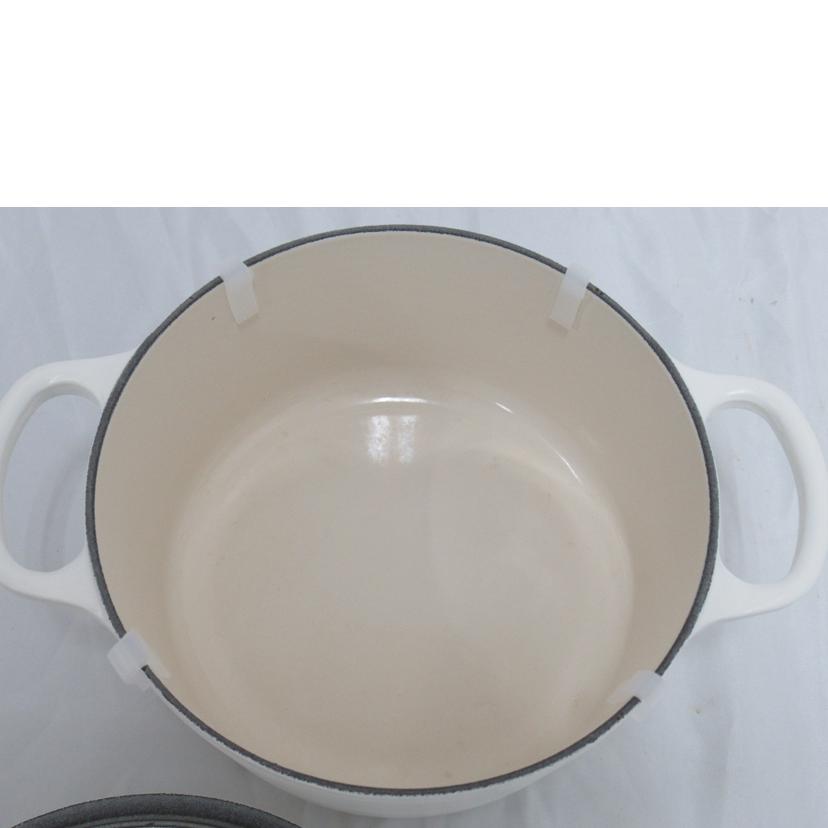 LE CREUSET/18cm両手鍋/ココット・ロンド//SAランク/63