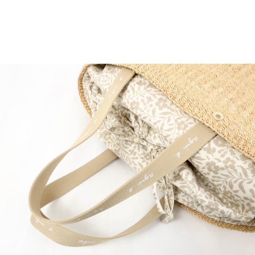 agnes b アニエスベー/かごバッグ ライトベージュ/OAX03-02//N753VB12/Aランク/65