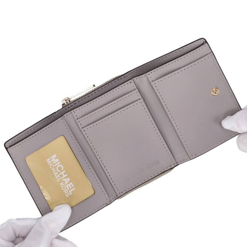 MICHAEL KORS マイケルコース/ミッドジップウォレット/総柄/ホワイト/35F3GTVZ5V//Aランク/75