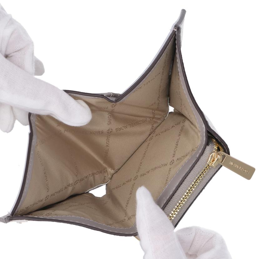 MICHAEL KORS マイケルコース/ミッドジップウォレット/総柄/ホワイト/35F3GTVZ5V//Aランク/75