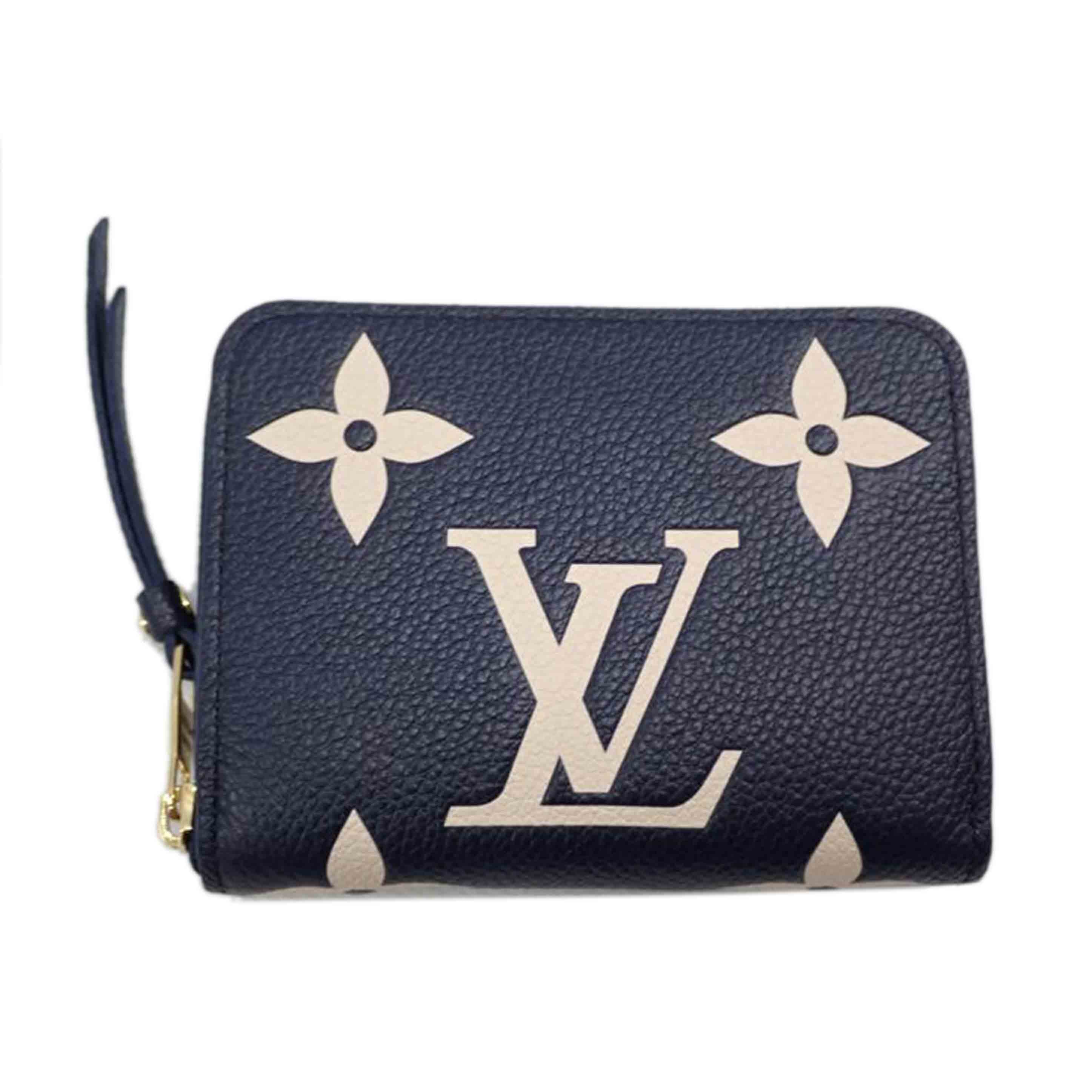 LV LV/ジッピーコインパース/バイカラーモノグラム/M83606//ICタ**/Aランク/62