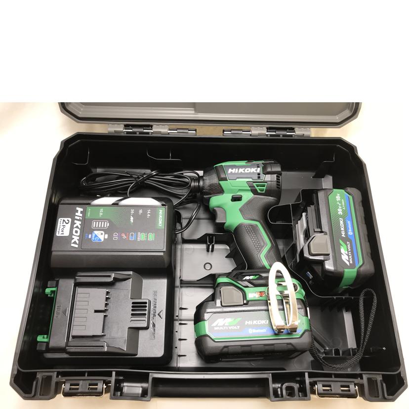 Hikoki ハイコーキ/36V 充電式 インパクトドライバ フルセット/WH36DD//Aランク/51
