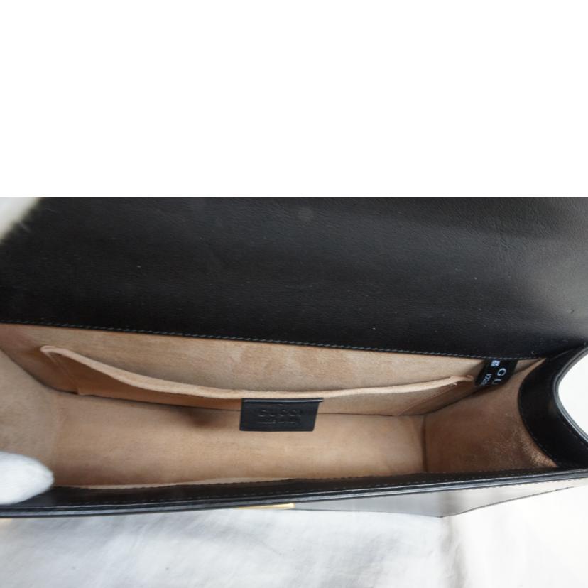 GUCCI グッチ/パイソンリボンタイガーエンブレムレザーチェーンショルダー/432411//493***/Aランク/92