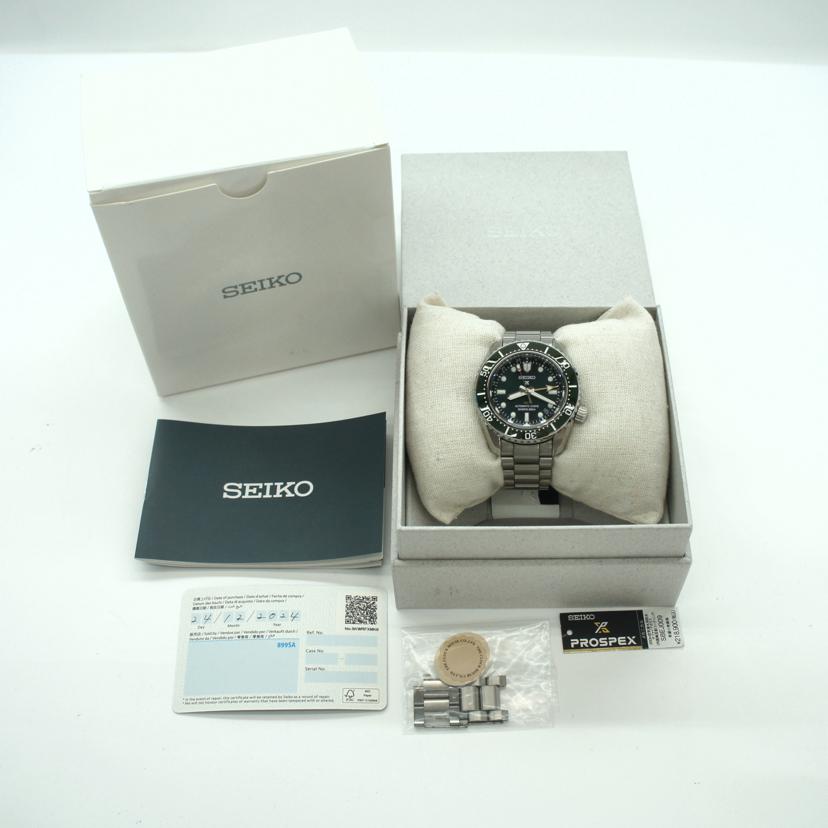SEIKO セイコー/プロスペックス ダイバースキューバGMT グリーン/SS/自動巻き/6R54-00D0//451***/Aランク/01