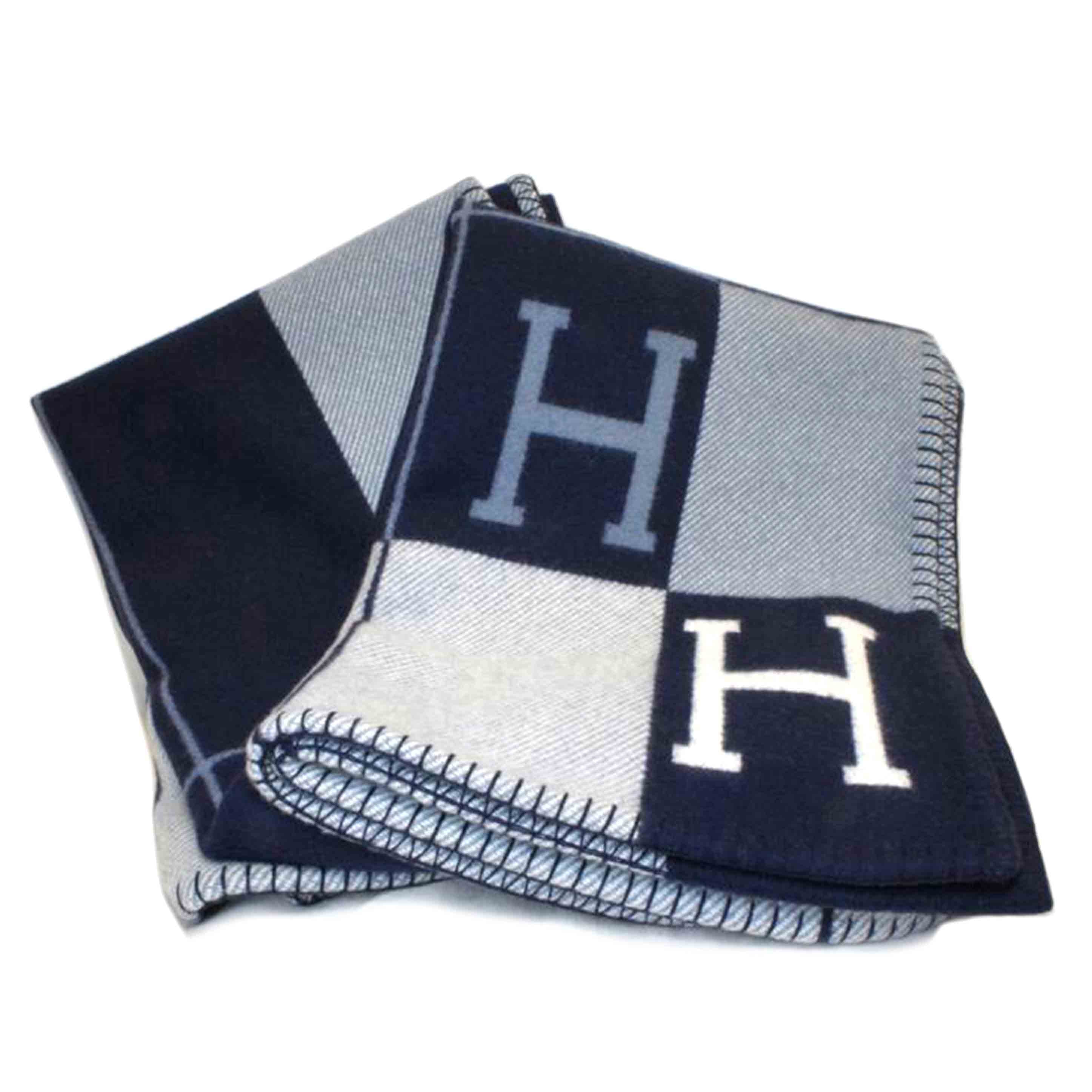 HERMES エルメス/アヴァロンⅢ/ウールブランケット/135cm×170cm//SAランク/92
