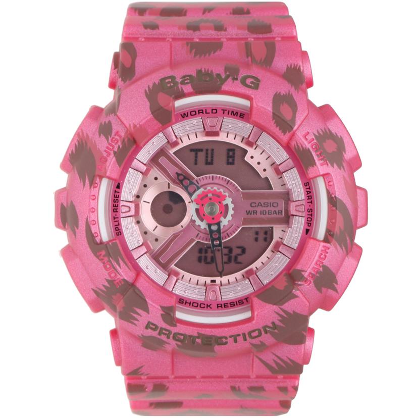 CASIO カシオ/Baby-Gデジアナウォッチ/クォーツ/レオパード/BA-110LP//Aランク/18