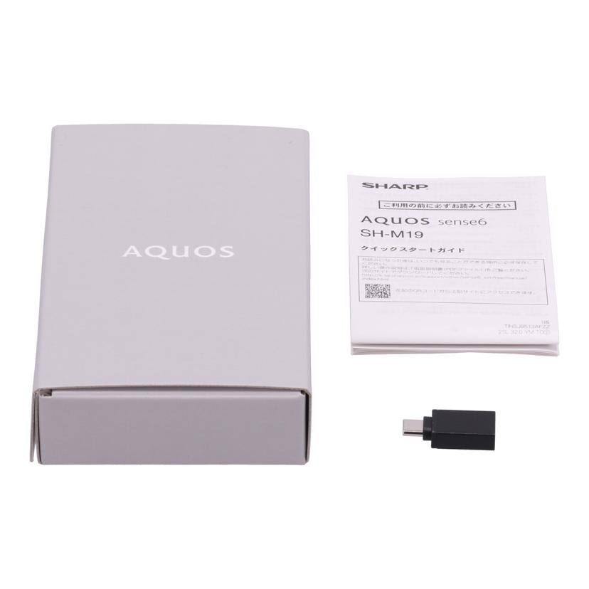 SHARP シャープ/AQUOS sense6/SH-M19//359553820470719/Bランク/65