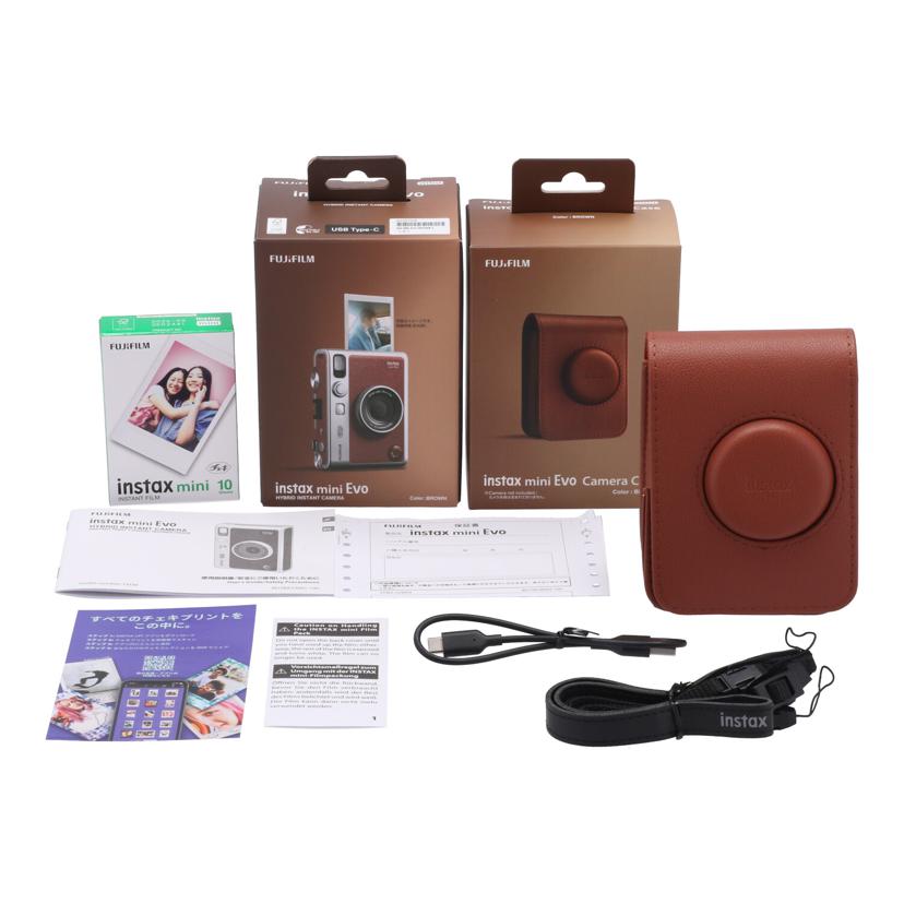 FUJIFILM 富士フイルム /ハイブリッドインスタントカメラ/チェキ/instax mini Evo FI038//4W207636/Aランク/09