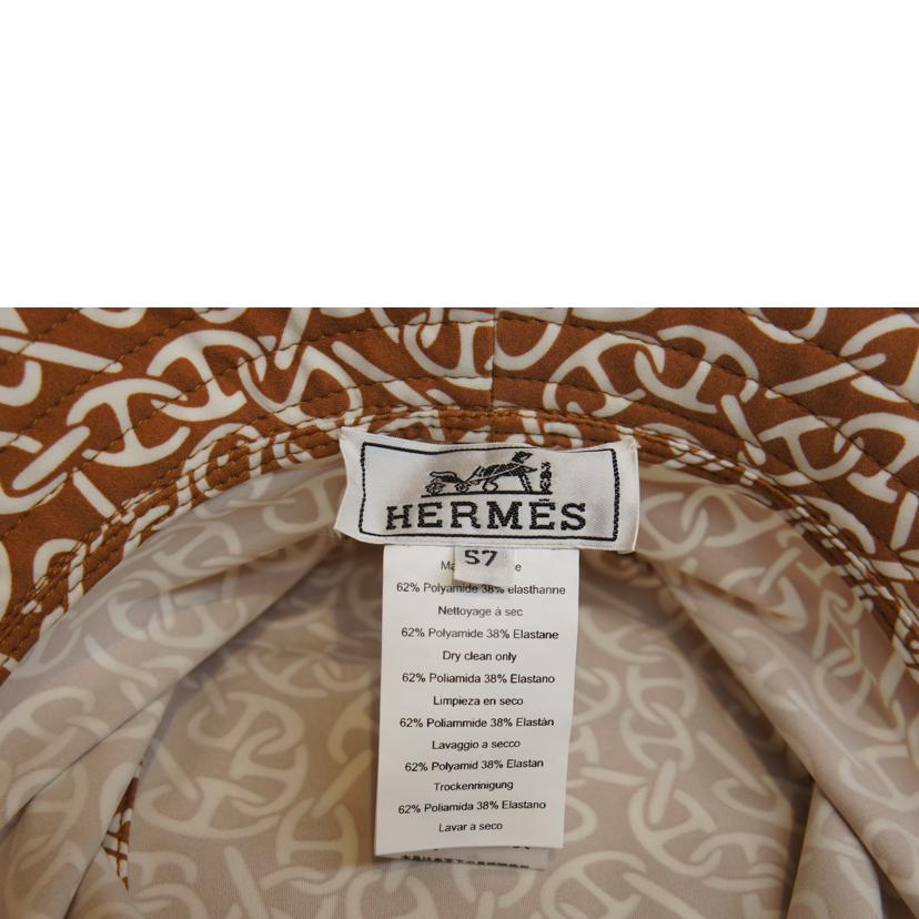 HERMES エルメス/ハーパーナウサ/ナイロンバケットハット/シェーヌダンクル//SAランク/92